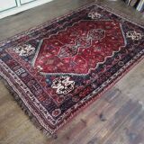 Handmade Persian Shiraz rug 265x173cm