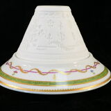 Photophore lithophanie porcelaine de limoges haviland '' vieux paris vert''