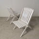 Paire de chaises ciseaux pliantes, 1950