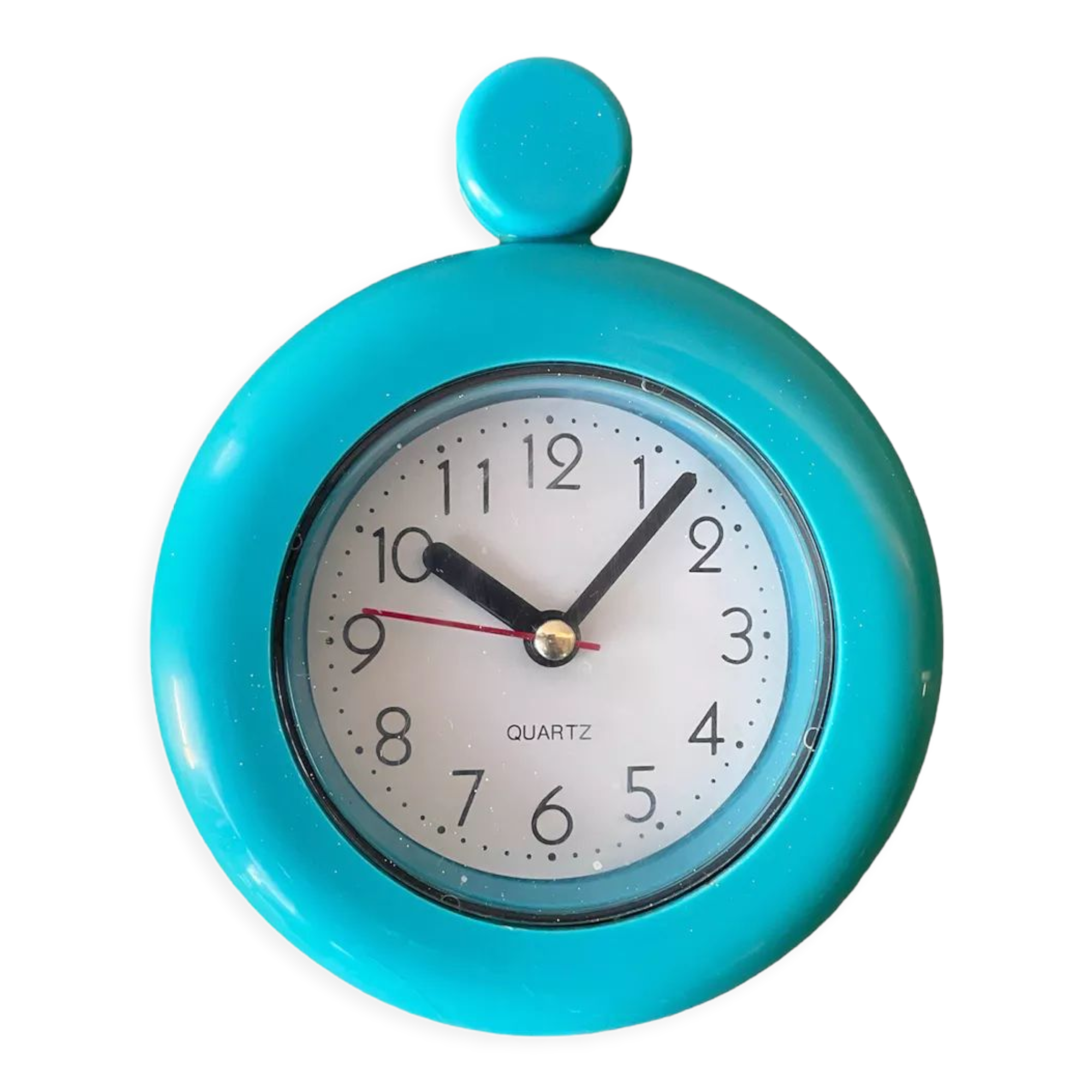 Blue wall clock IKEA vintage 90s
