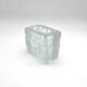 Brutalist vase "Demant" Göte Augustsson - Ruda Glasbruk - Sweden 1960