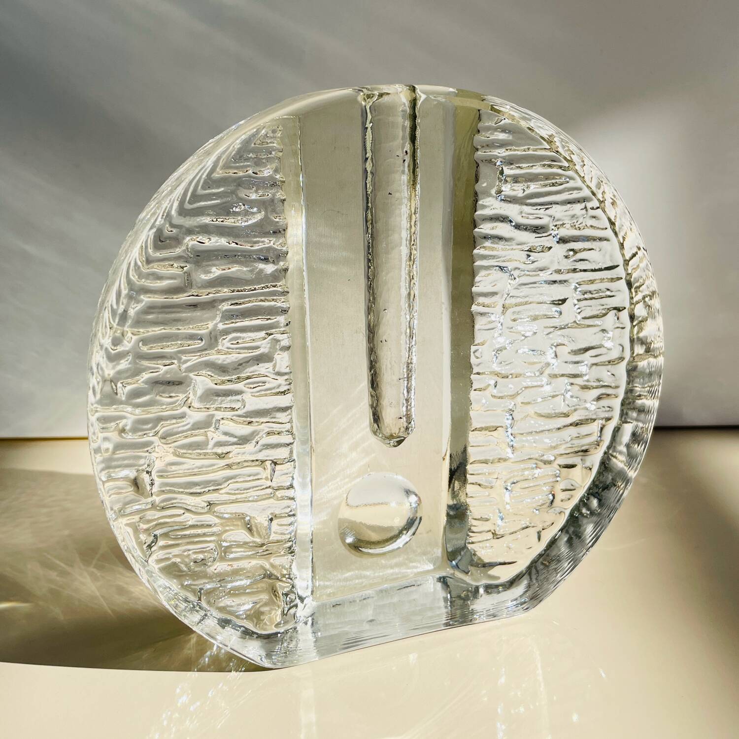 Moulded glass soliflore, 1960-70 - Germany - Space Age