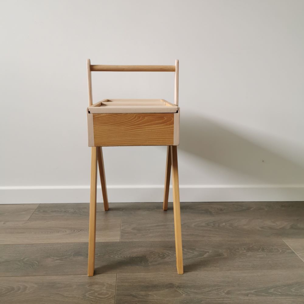 Vintage sewing basket