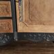 buffet in chene and metal patina black