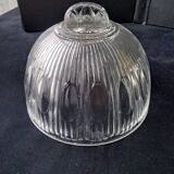 Old molded pressed glass cheese bell