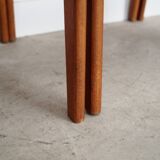 Ensemble de six chaises en teck, design danois, années 1960, production : Danemark