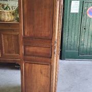 Vitrine style louis xv 1 porte en merisier