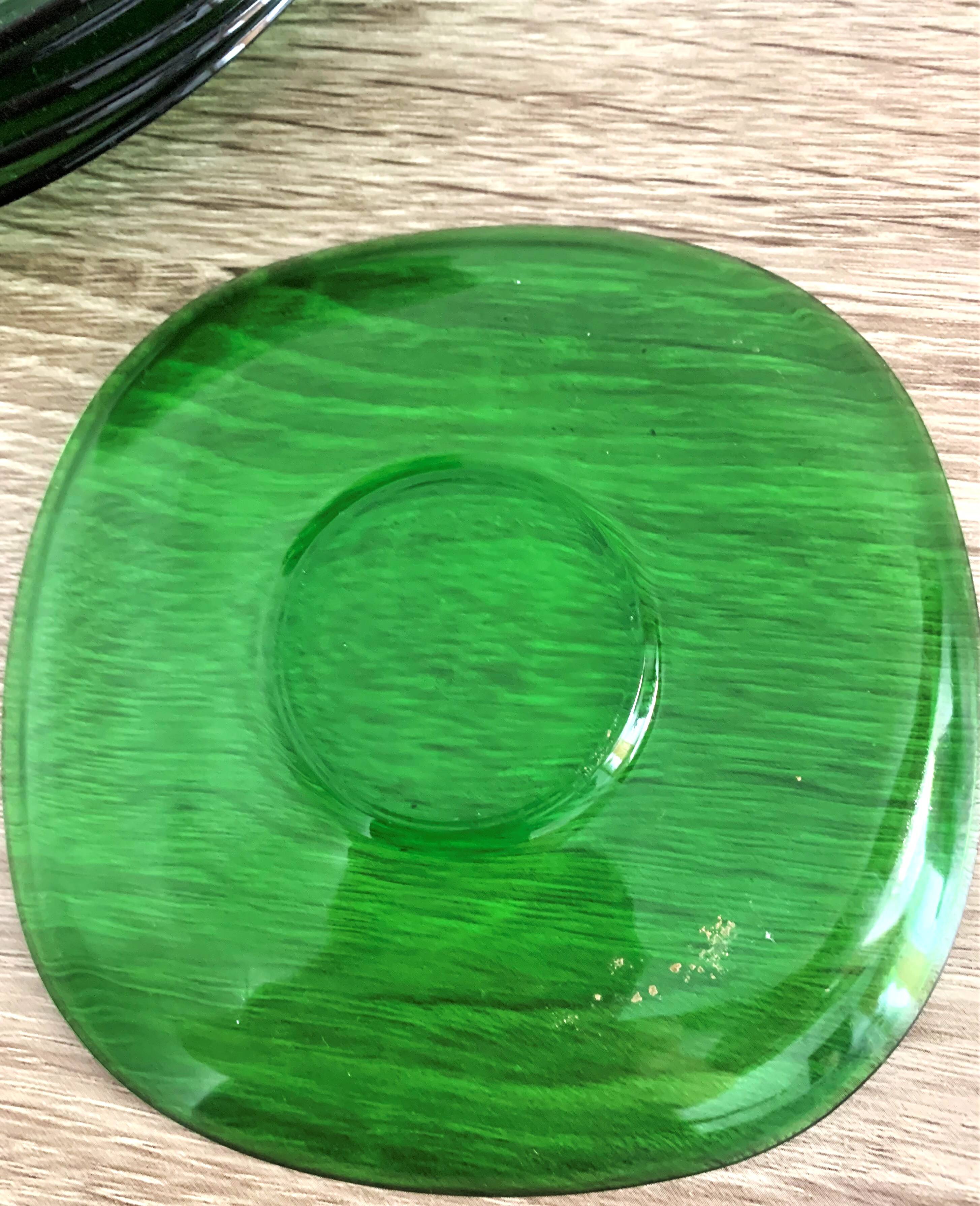 6 Vereco cups 6 saucers, Mid-Century Modern design