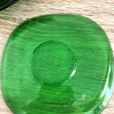 6 Vereco cups 6 saucers, Mid-Century Modern design