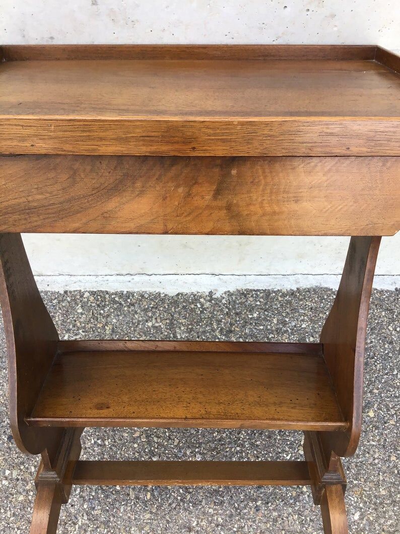 Guerdon vintage art deco style walnut empire 1950