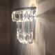 Glass wall lamp. Italy, 1950s