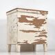 Antique solid wood refrigerator (France, circa 1920)