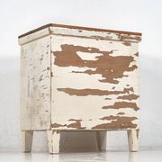 Antique solid wood refrigerator (France, circa 1920)