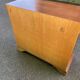 Louis Philippe low depth chest of drawers in solid wood with 4 drawers