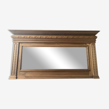 Carved wooden mirror 116x60cm