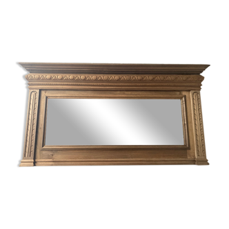 Carved wooden mirror 116x60cm