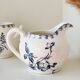 Sweetener and milk jug Sarreguemines Vega