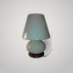 Mushroom lamp Murano spiral ochre colour 70s vintage glass be