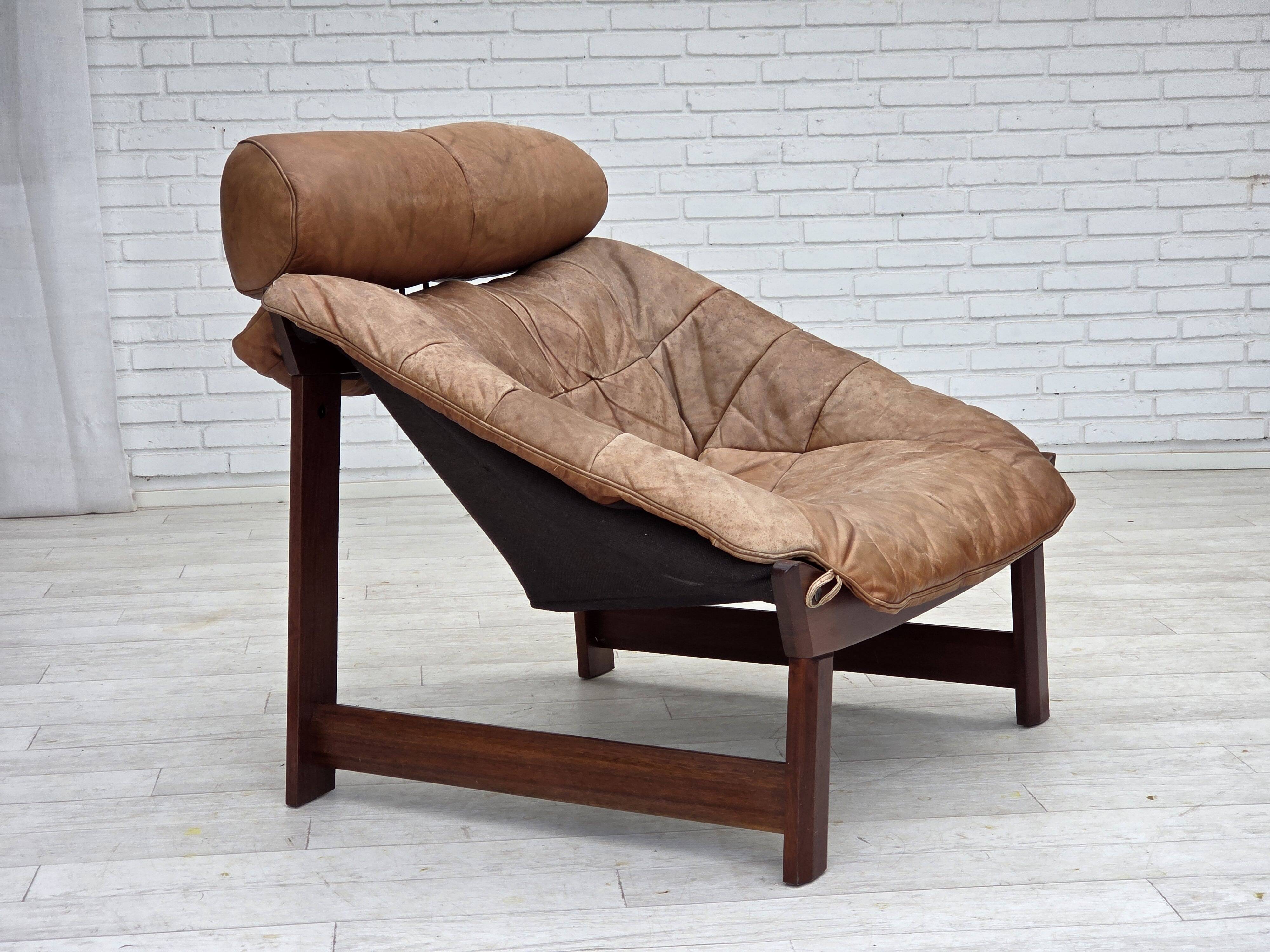 1970s, Norwegian design by Jan Erik Lindgren, armchair model "Amazon".