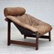 1970s, Norwegian design by Jan Erik Lindgren, armchair model "Amazon".