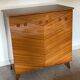 Vintage hungarian foldaway hidden bed with table