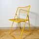 Ted Net folding chair by Niels Gammelgaard for Ikea, 1980s Yellow