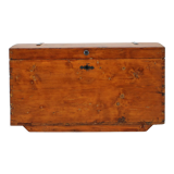 Antique wooden chest czechoslovakia