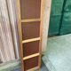 Vintage Scandinavian mirror in solid oak 42x148.
