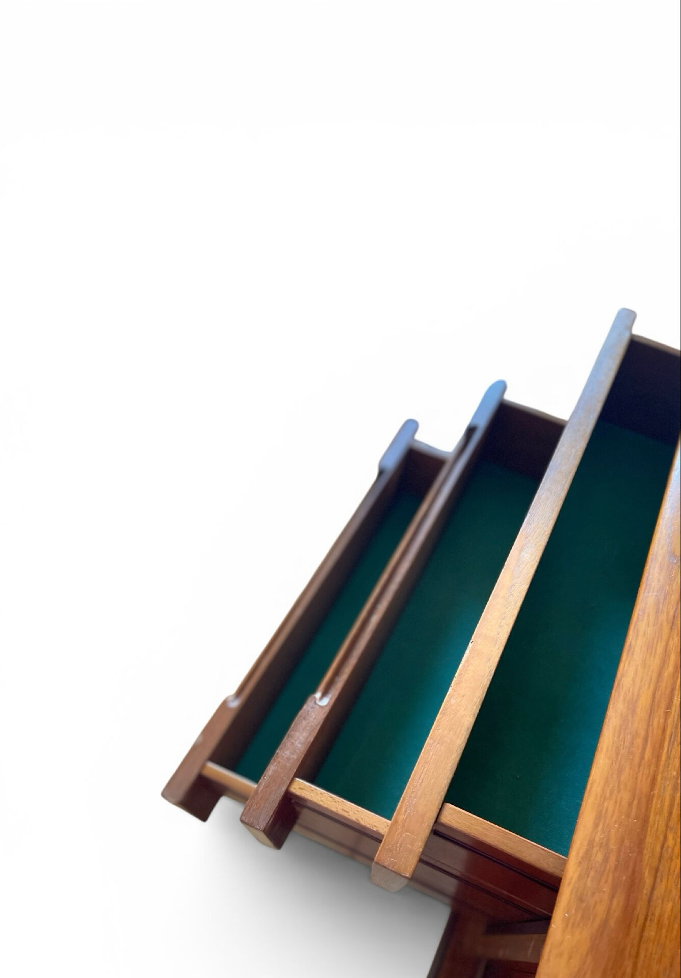 Scandinavian vintage teak library enfilade Denmark design -1960