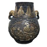 Chinese archaistic bronze vase, 19th century