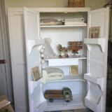 Antique Parisian 3-door wardrobe