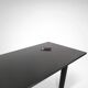 Early LC6 steel and wood dining table by Le Corbusier et al. for Cassina