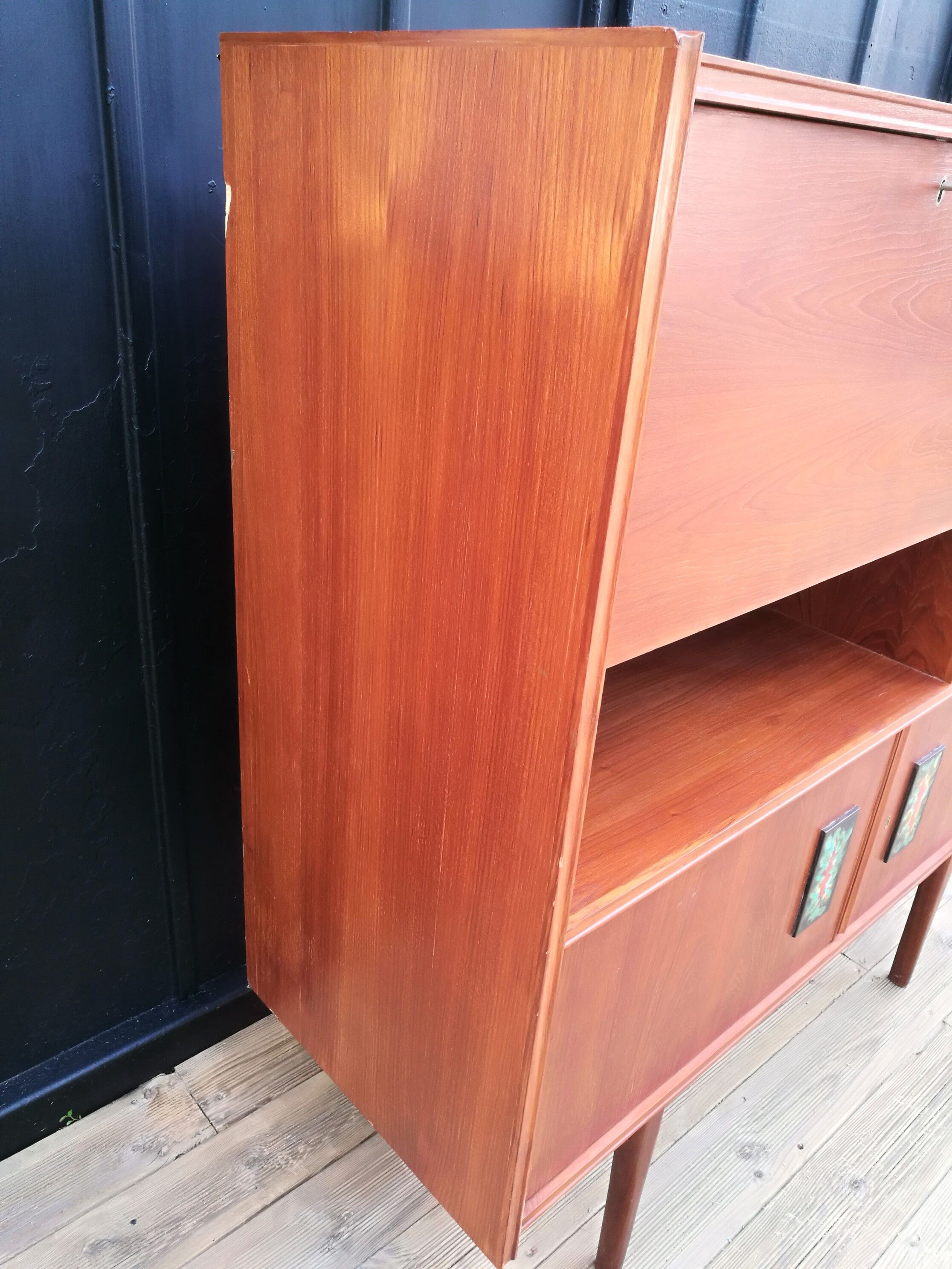 Scandinavian teak bar furniture 1960