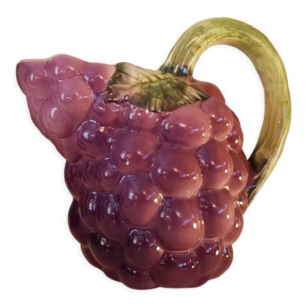 Carafe raisin barbotine