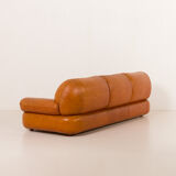 Mobil Girgi Sapporo leather sofa, 1970s
