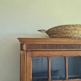 Antique Parisian glass cabinet in the style of a hosier