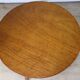 1950s oak tripod coffee table