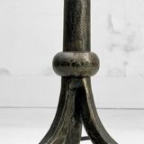 Wrought iron tripod table lamp
