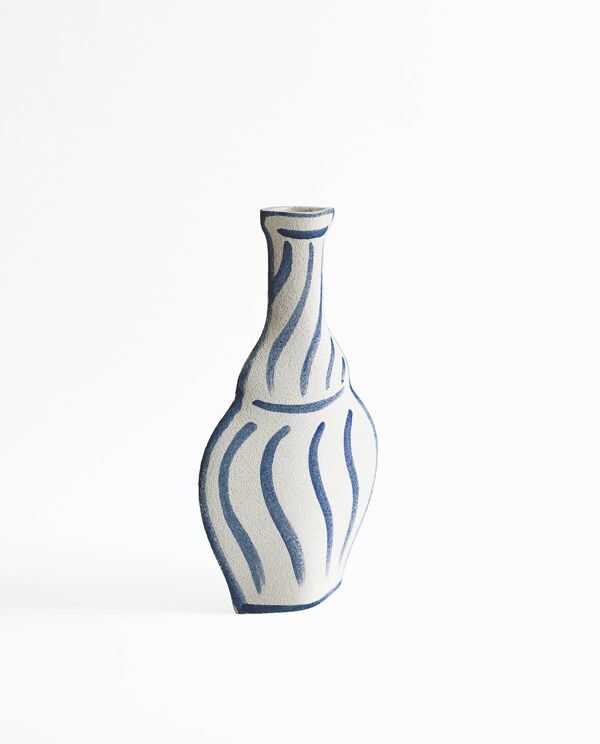Vase En Céramique ‘Morandi Vase - Blue’