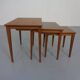 Danish Teak Nesting Tables by Kvalitet Form Funktion, 1960s, Set of 3