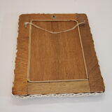 Mirror rattan 31x41cm