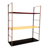 Vintage metal string shelf, around 1960.