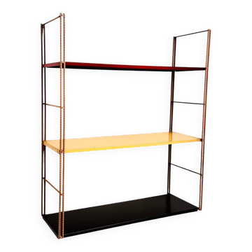 Vintage metal string shelf, around 1960.