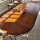 Round table with central leg 110cm extendable to 210cm