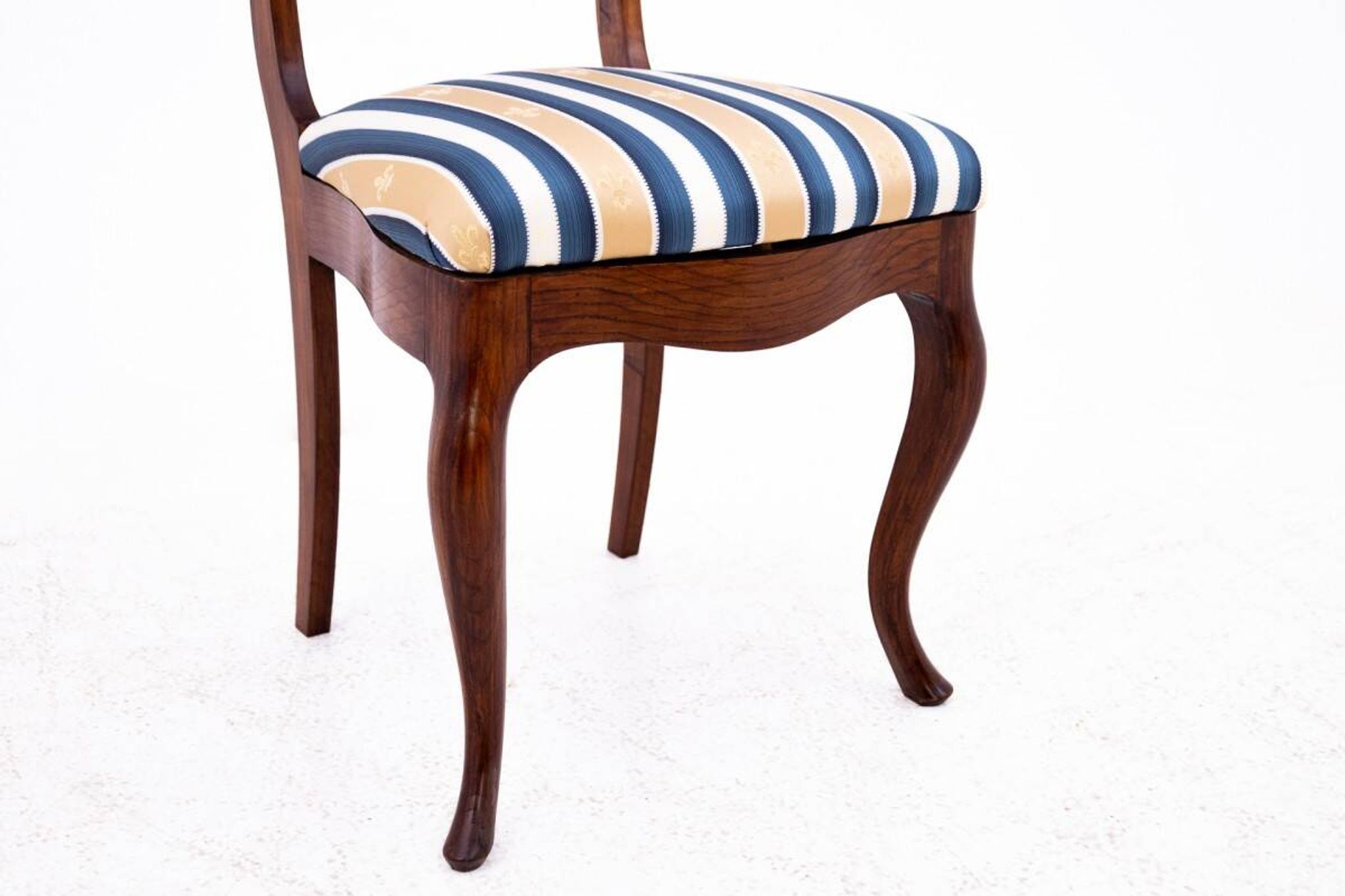 Five antique chairs, Northern Europe, around 1890. After renovation.