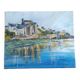 Oil on canvas marine painting Le conquet Breton
