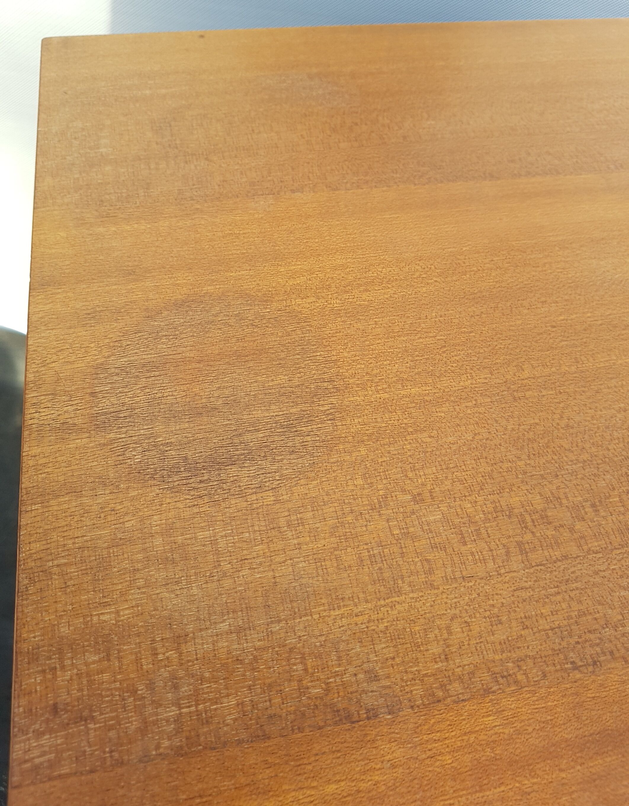 Sideboard in teck and formica black design Charles Ramos