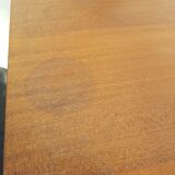 Sideboard in teck and formica black design Charles Ramos