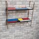 Floor string style piet mondrian gold studs. rare 47x49x16