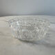 Cut glass bowl with oval pattern 11cm
